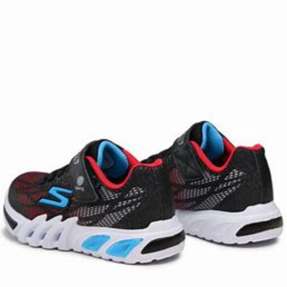 Skechers  Size 5 Black and Red Athletic Sneakers - Picture 2 of 7